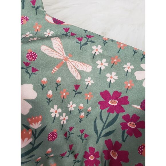 NEW ModCloth Princess Highway Fairy Forest Garden Floral Bikini Swim Top Size 18 - Picture 4 of 8